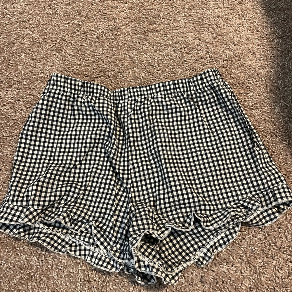 Checkered shorts